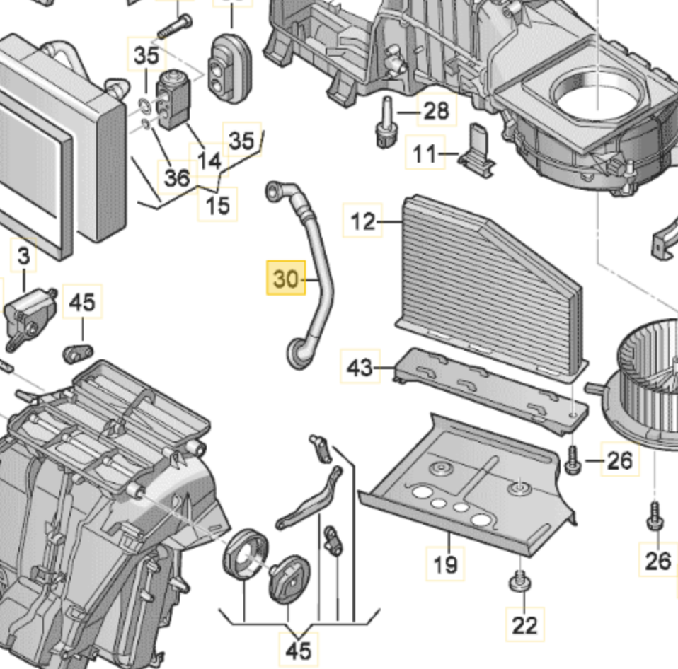 Air Con Drain Pipe CADDY2K air-con-drain-pipe-caddy2k