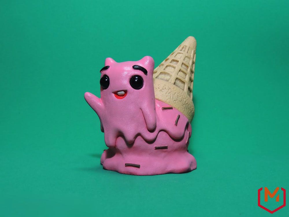 Brazil, Resin, Designer Toy (Art Toy), SpankyStokes, Cute, Icecream, Who has a sweet tooth?!?! Berry is here from MattosBox Studio
