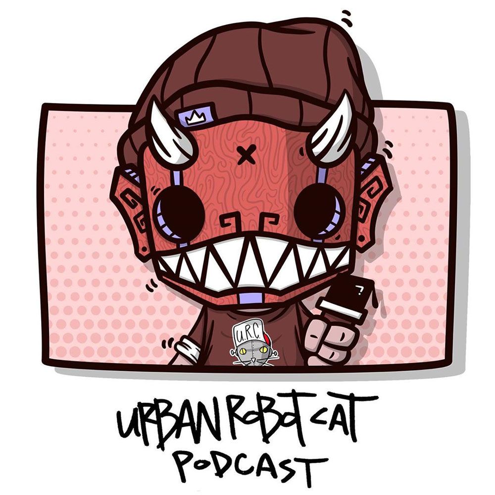 UrbanRobotCat Podcast, Dokebi, Graffiti, Podcast, Strangecat Toys, Urban Vinyl, UVD Toys, SpankyStokes, UrbanRobotCat podcsat: From Urban Goblins to RoboCop with Chris Dokebi
