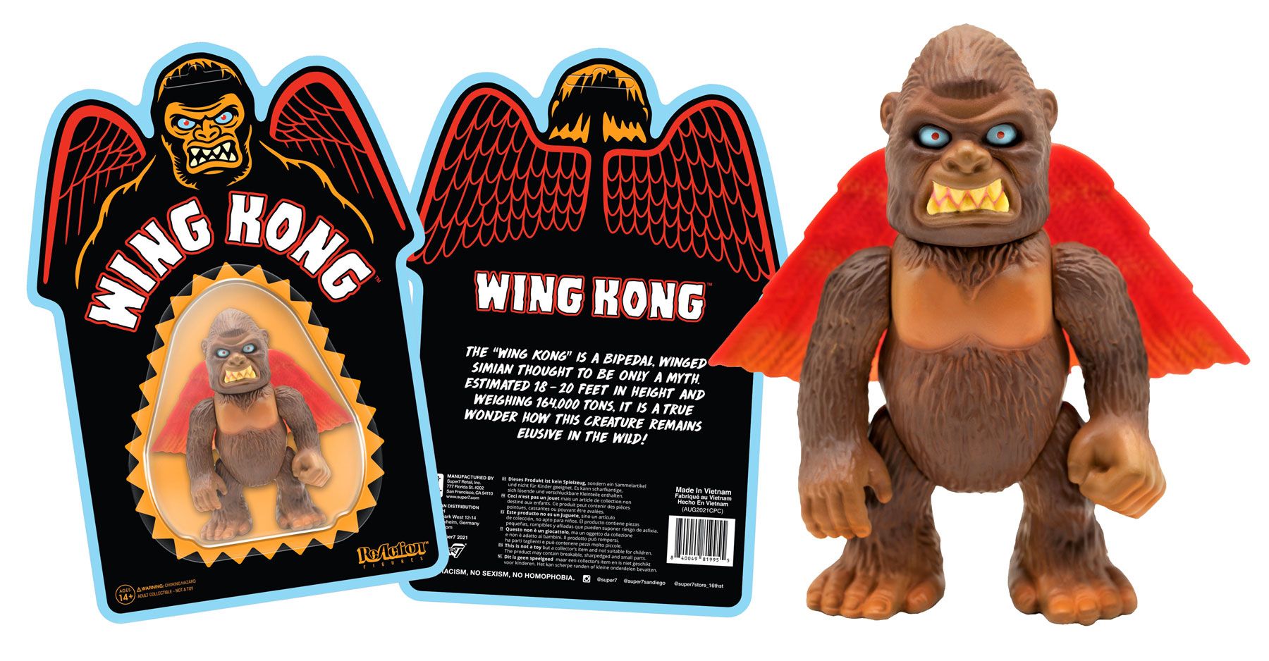 Wing Kong The 1 000th Reaction Figure From Super7 Spankystokes