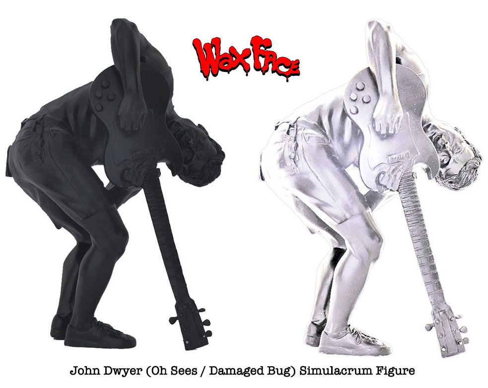 Wax, SpankyStokes, Unbox, Limited Edition, Resin, Designer Toy (Art Toy), Music, Rock, Punk Rock, JOHN DWYER - SIMULACRUM resin art toy from Wax Face Toys... pre-order launched