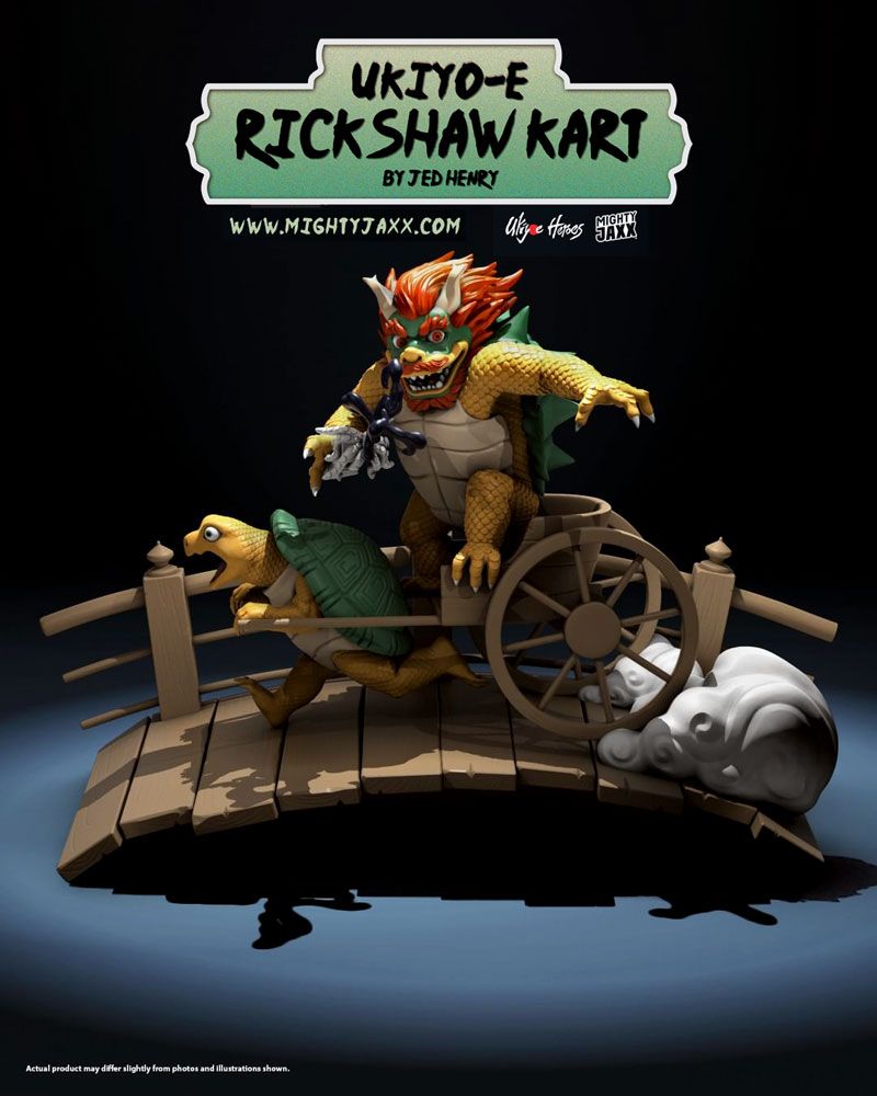 New from Mighty Jaxx... Ukiyo-E Rickshaw Kart: Tokugawa Turtle by Jed ...