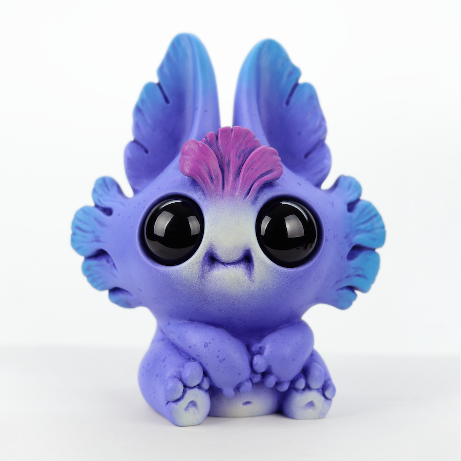 Ripe Blueberry edition resin Kangoruffle from Chris Ryniak
