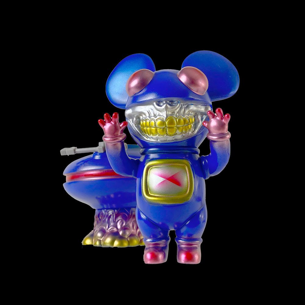 Deadmau5 x Ron English x Toy Art Gallery - MYSTIC BLUE edition Grin ...