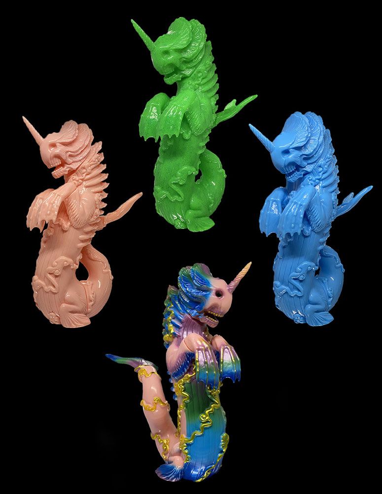 Candie Bolton, SpankyStokes, Artist, Limited Edition, Soft Vinyl, Sofubi, Kaiju, Toy Art Gallery (TAG), Colorways, Toy Art Gallery presents: New Editions of Candie Bolton's BAKE-KUJIRA