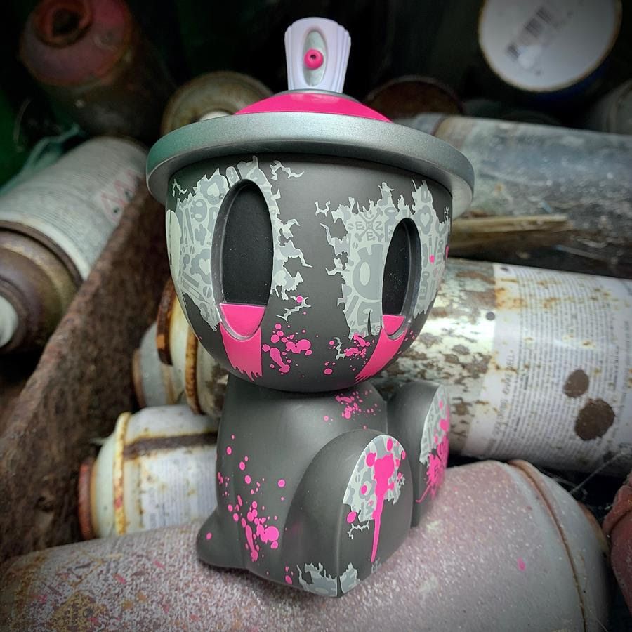 Clutter, Vinyl Toys, CZee13, Graffiti, Rattle Can, Limited Edition, SpankyStokes, UK, Meet the newest member of the Canbot family - the 'OG Sakura' by Czee13