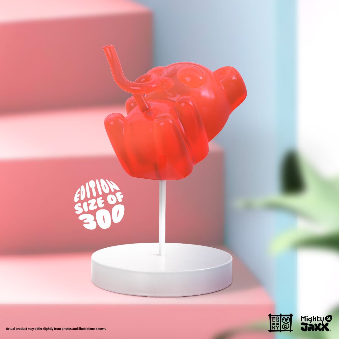 Mighty Jaxx presents: Immaculate Confection: Gummi Fetus (Cherry Red Edition) by Jason Freeny!