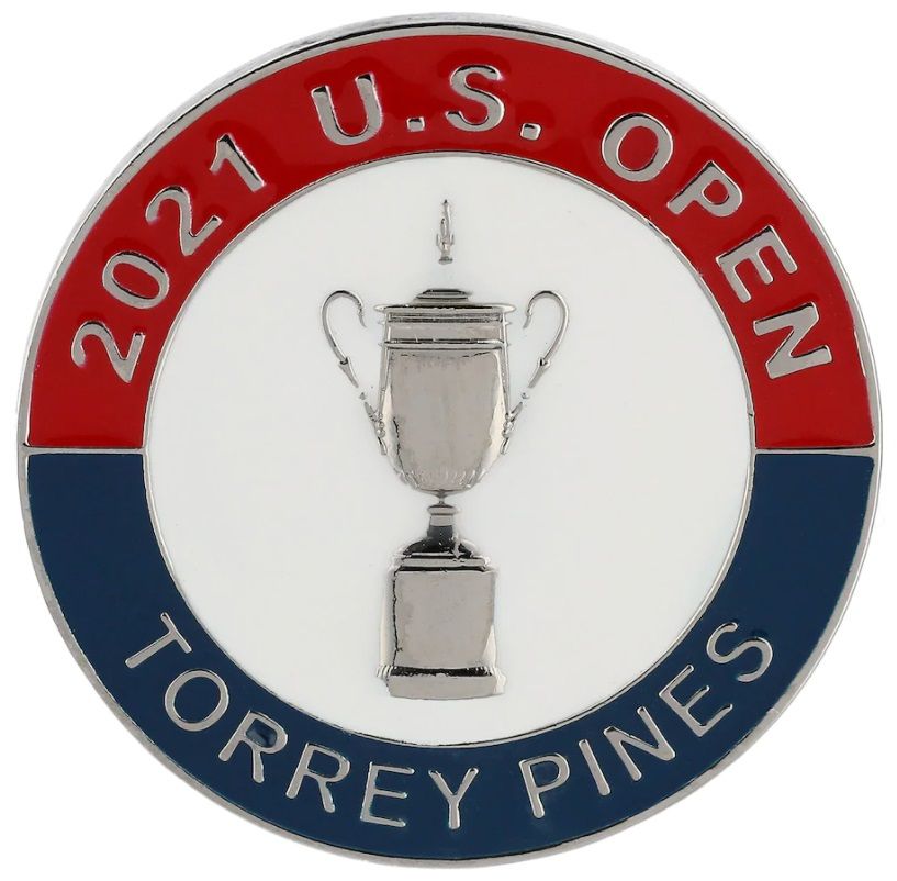 2021 US Open (TORREY PINES) -FLAT- Large TWO SIDED Logo ...