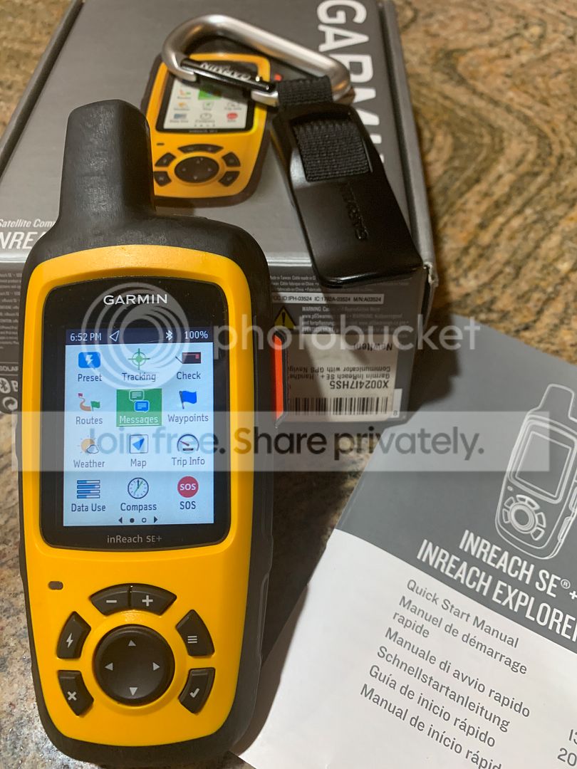 Sold - Garmin InReach SE+ Communicator w/GPS Navigation | Adventure Rider