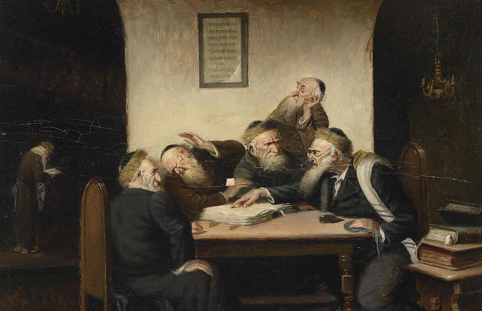 Принцип еврейского натаскивания в обучении. Carl_Schleicher_Eine_Streitfrage_aus_dem_Talmud-1 Принцип еврейского натаскивания в обучении. Carl_Schleicher_Eine_Streitfrage_aus_dem_Talmud-1