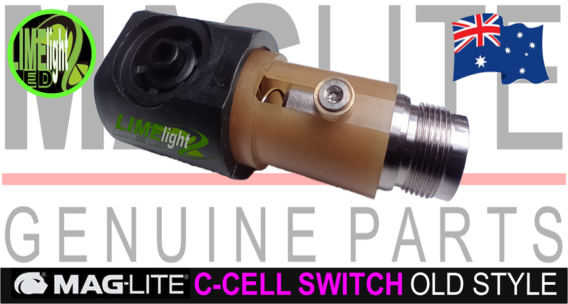 MAGLITE UPGRADE C CELL SWITCH ASSEMBLY PRIOR 2001 FLASHLIGHT