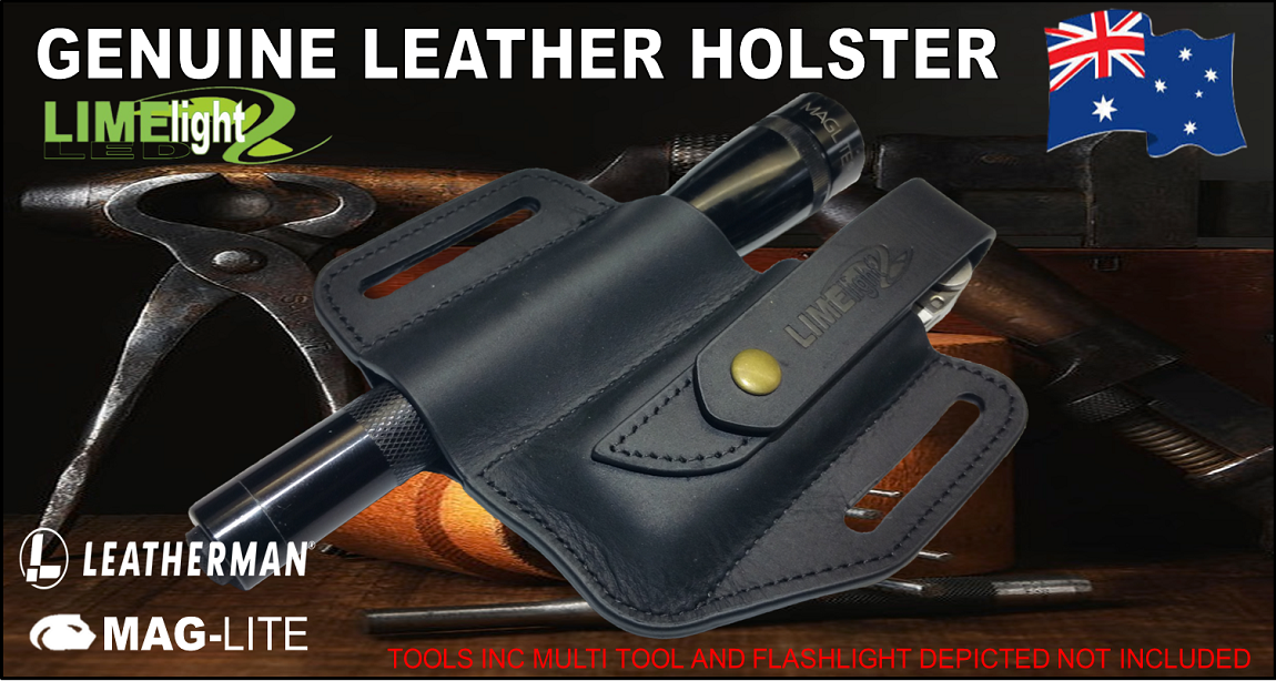 MAGLITE LEATHERMAN UPGRADE LEATHER HOLSTER MULTI TOOL FLASHLIGHT TORCH