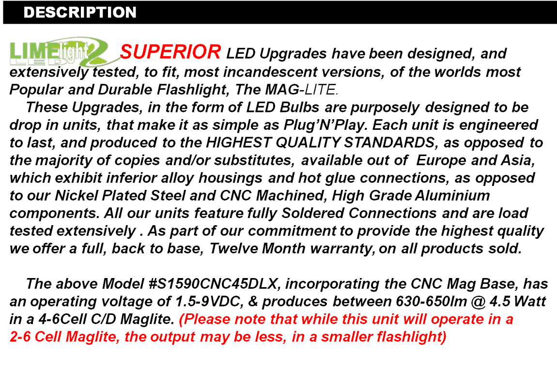 MAGLITE UPGRADE LED SOLITAIRE AAA BULB GLOBE For FLASHLIGHT TORCH DIMM 90/40LM E - Foto 11