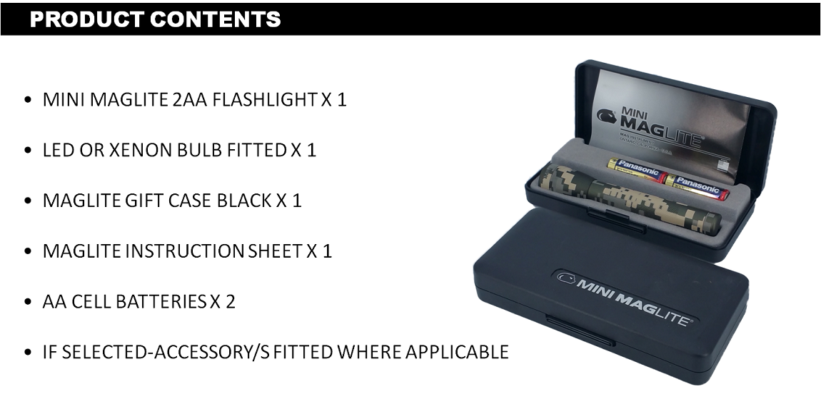 6.EDITORIAL MAGLITE 2AA GIFT SET