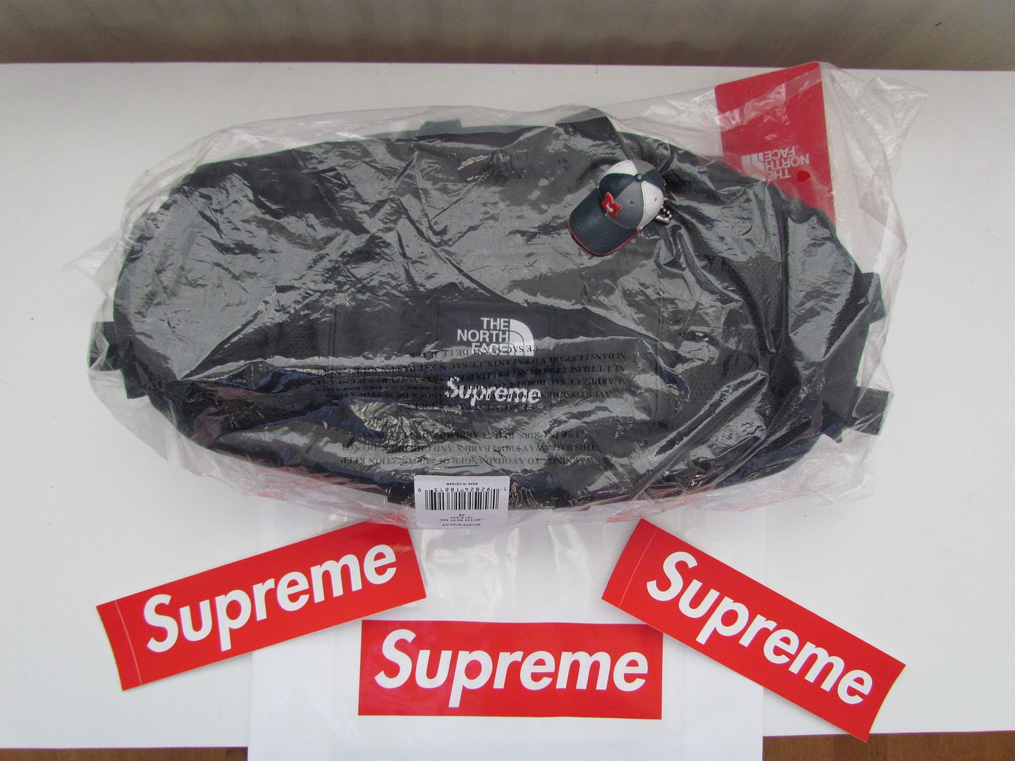 supreme x tnf waist bag