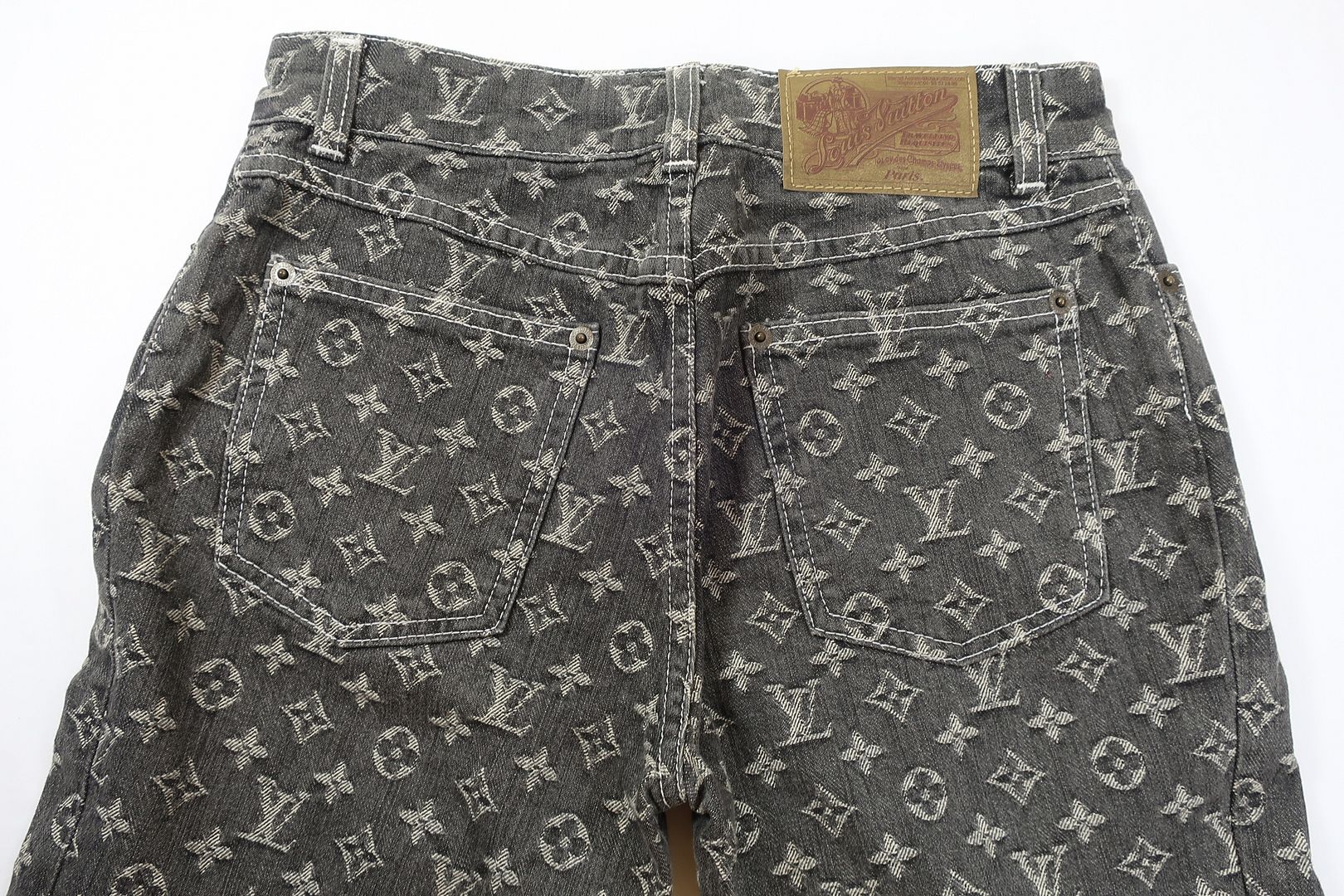 ルイヴィトン　グレー　スラックス　36サイズ LOUIS VUITTON（ルイヴィトン）スラックス グレー サイズ:38(S位