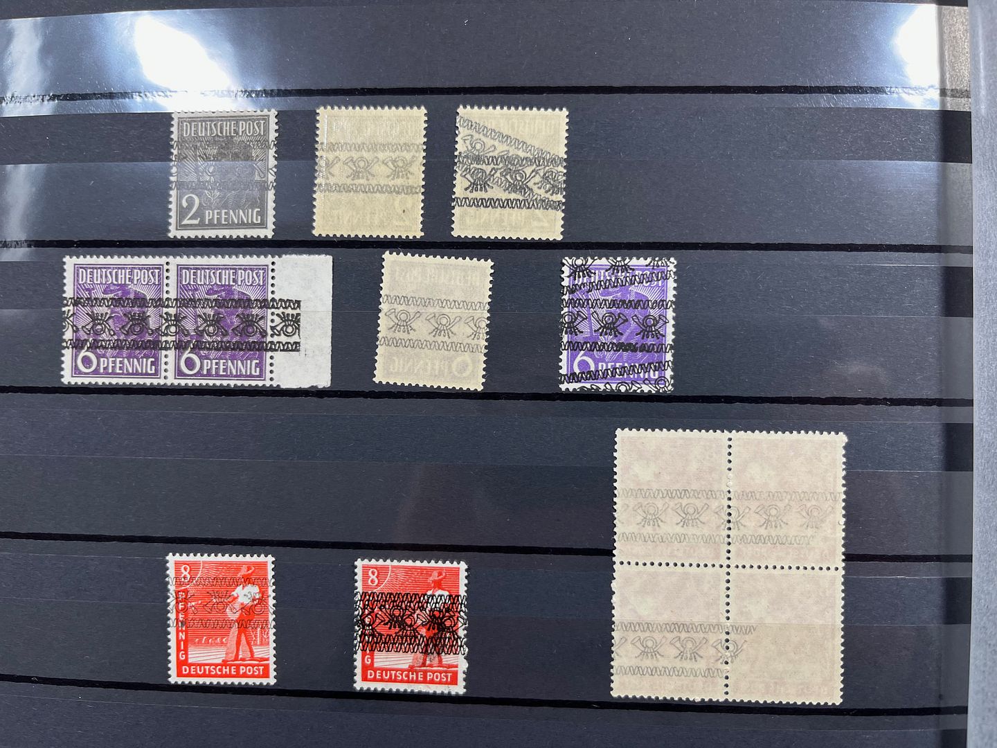 00068 Bizone misprints - 2