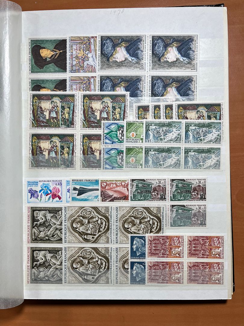 00158 Frankrijk in blokken van 4 - 10