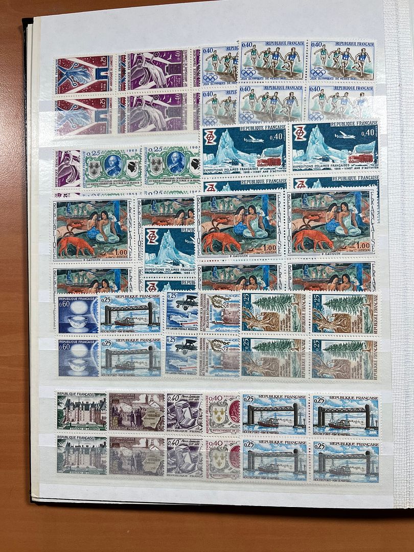00158 Frankrijk in blokken van 4 - 11