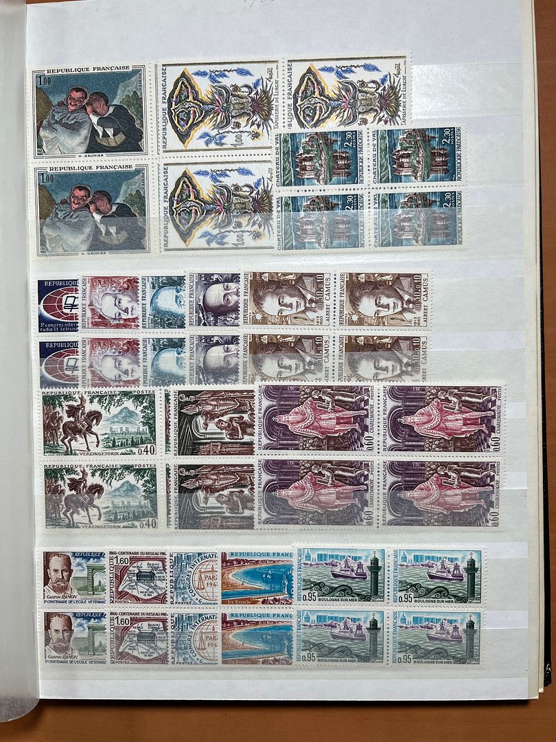 00158 Frankrijk in blokken van 4 - 14