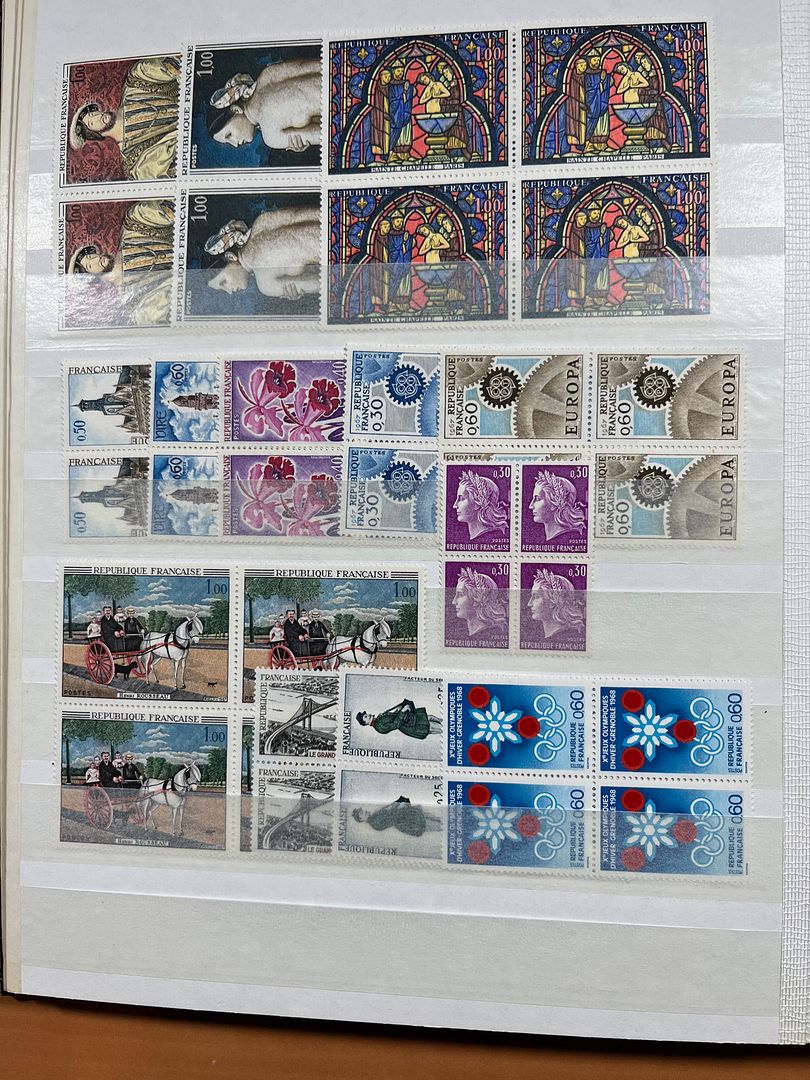 00158 Frankrijk in blokken van 4 - 15