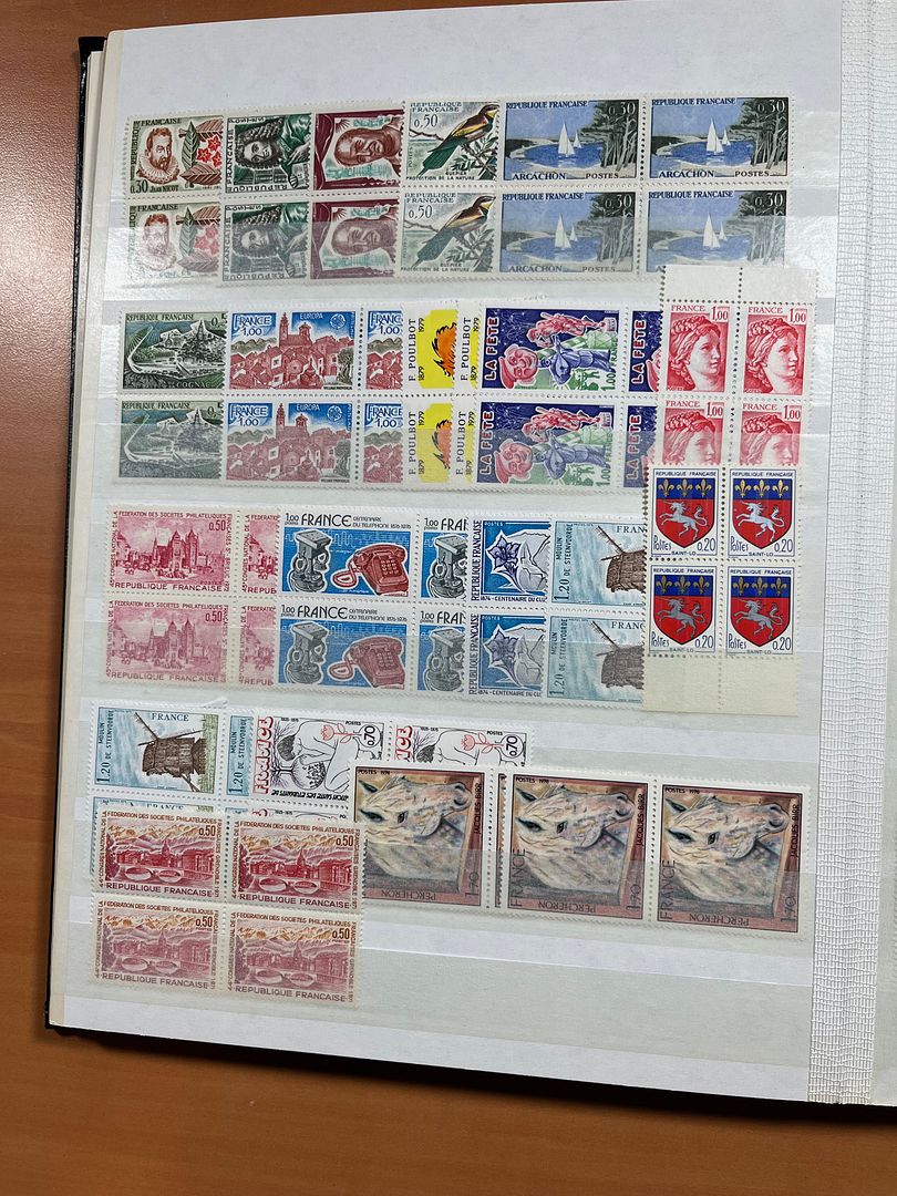 00158 Frankrijk in blokken van 4 - 17