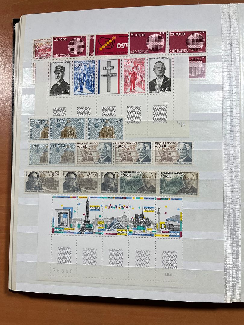 00158 Frankrijk in blokken van 4 - 19