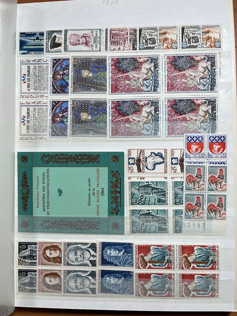 00158 Frankrijk in blokken van 4 - 4