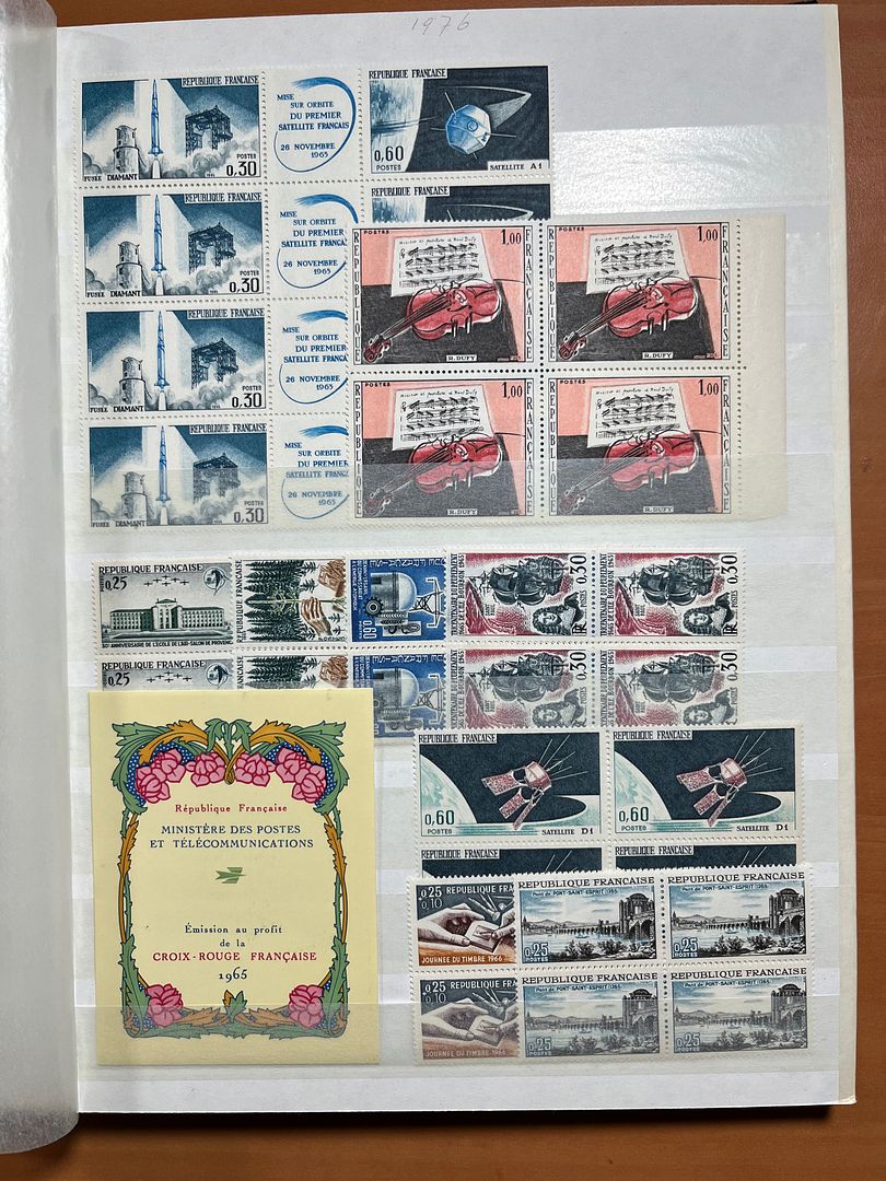 00158 Frankrijk in blokken van 4 - 6