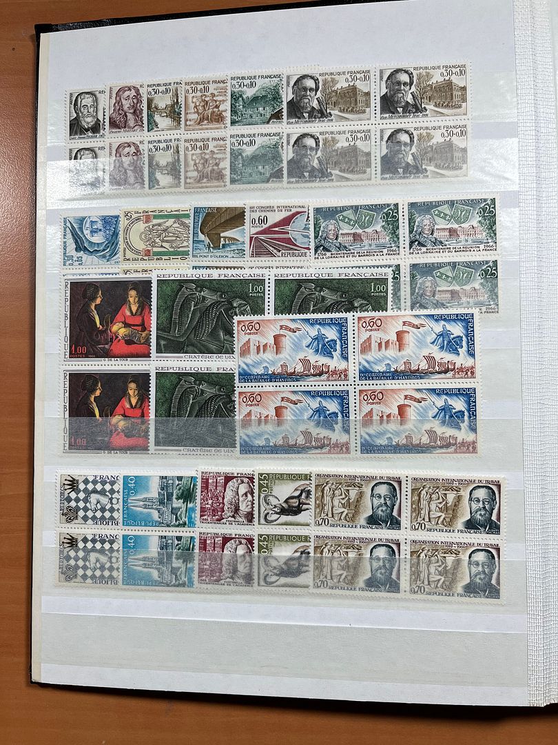 00158 Frankrijk in blokken van 4 - 7