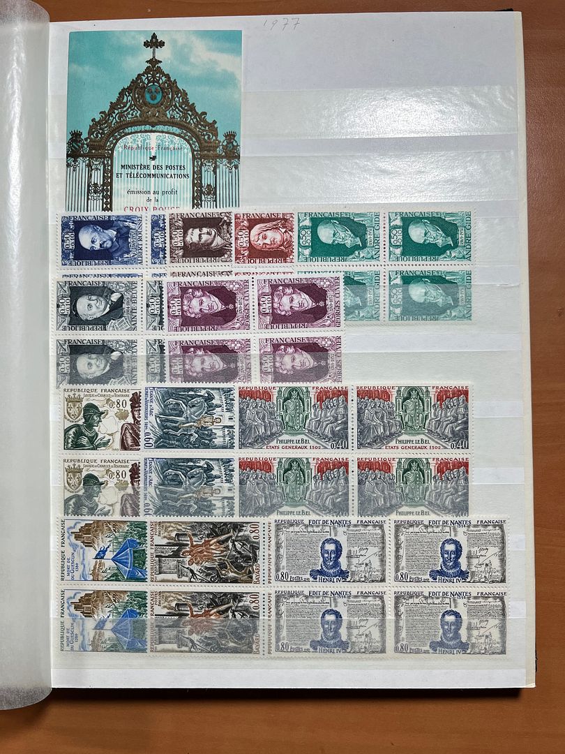 00158 Frankrijk in blokken van 4 - 8