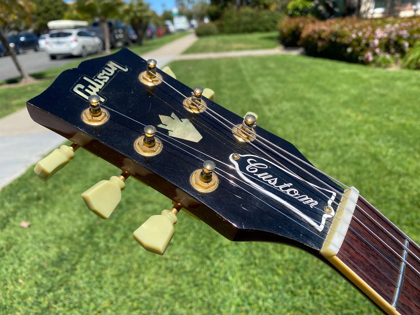 1990's Gibson Cherry Red ES-335 Custom Shop Edition Left