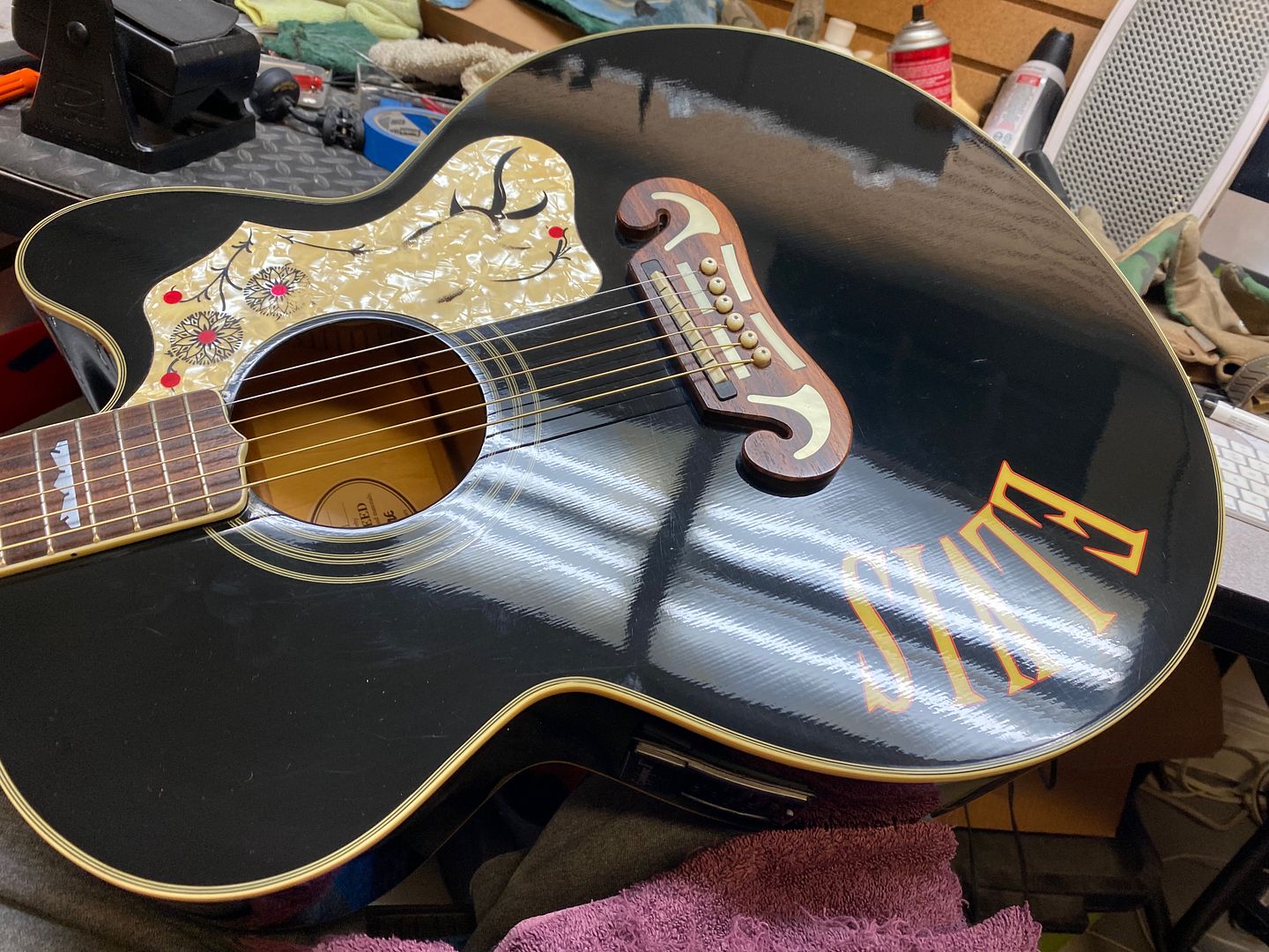 1996 Epiphone Limited Edition Elvis Presley EJ-200 J-200 1996 Epiphone Limited Edition Elvis Presley EJ-200 J-200