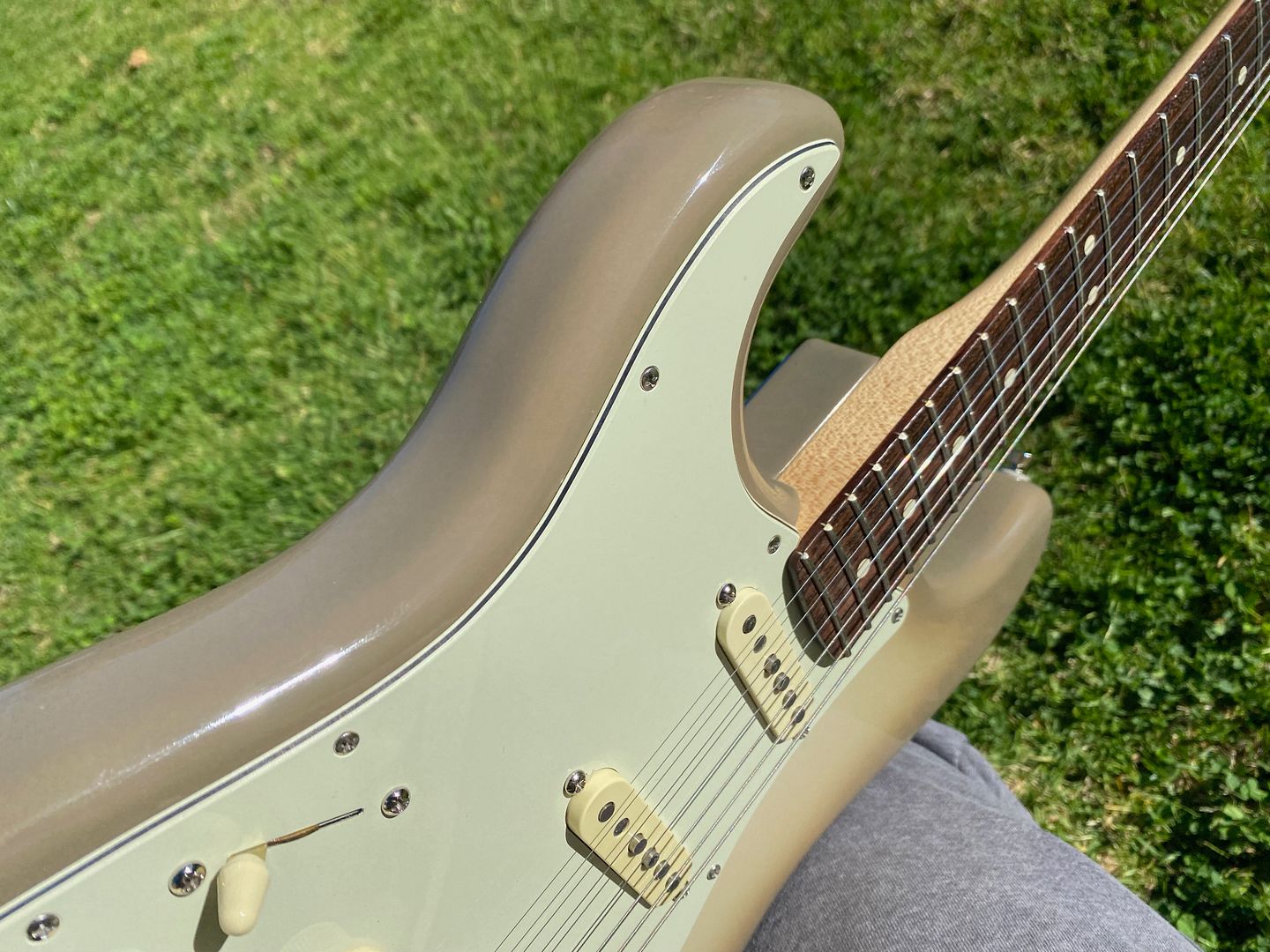 2020 Fender American Mod Shop Stratocaster Antigua LEFT