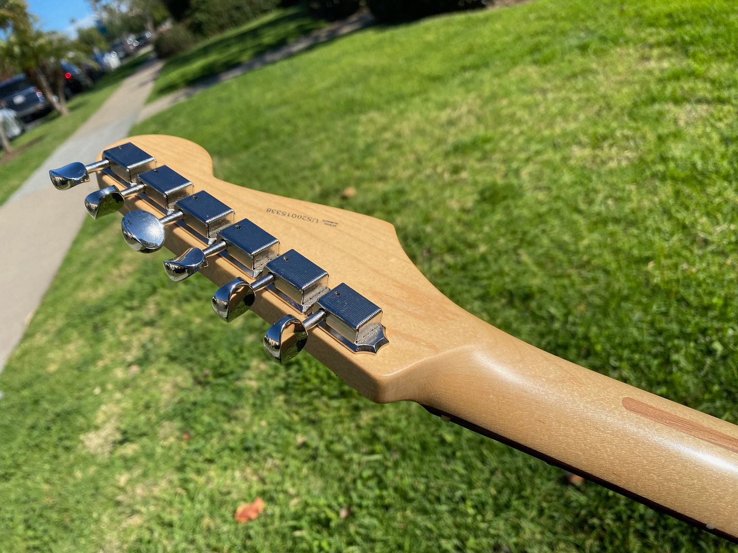 2020 Fender American Mod Shop Stratocaster Antigua LEFT