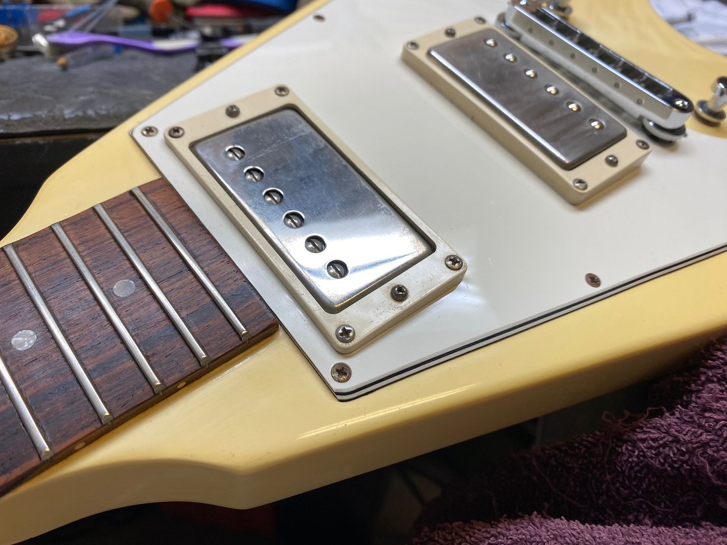 1993 Gibson Flying V Custom Shop Edition Alpine White - 7.9 lbs | eBay