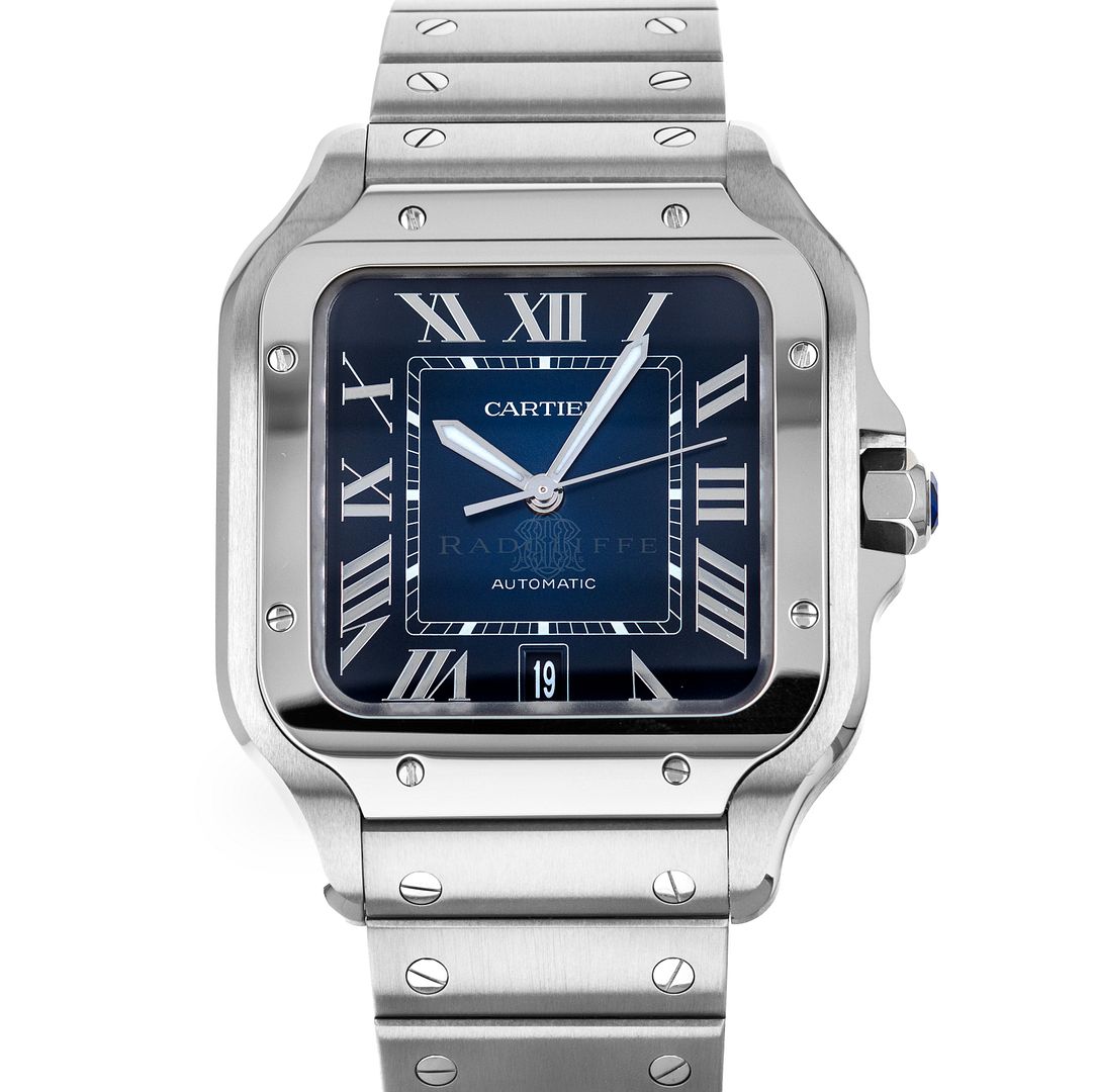 FS- Cartier WSSA0030 Santos 4072 Blue Dial Box and Papers | WatchUSeek ...