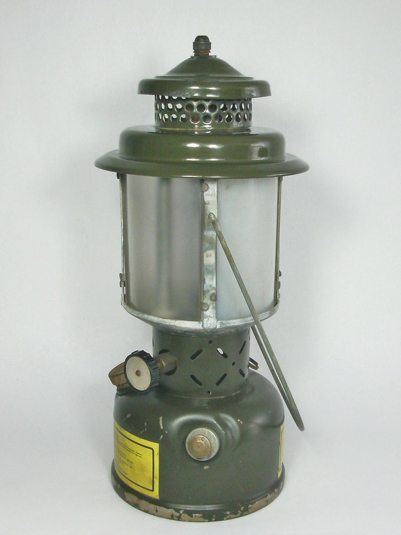 W Vtg Coleman U.s. S.m.p. 1982 Military Lantern Dbl Mantle Gas Pressure Light | Ebay