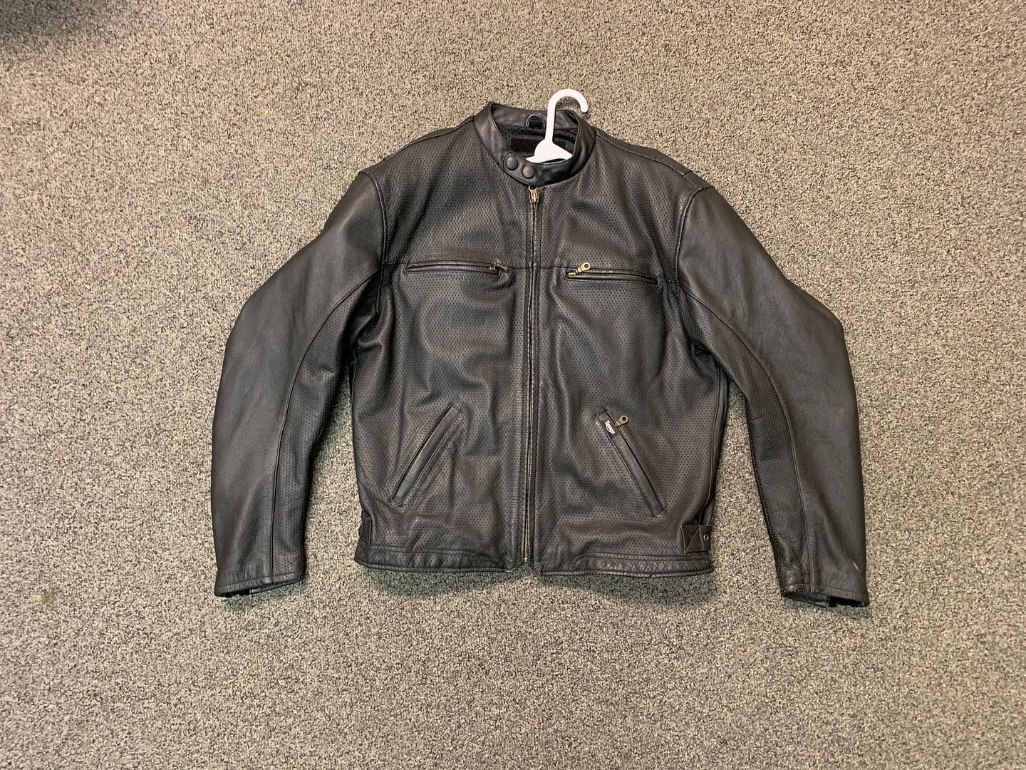 Sold - Triumph Perforated Leather Jacket $90 Charlotte | Adventure Rider