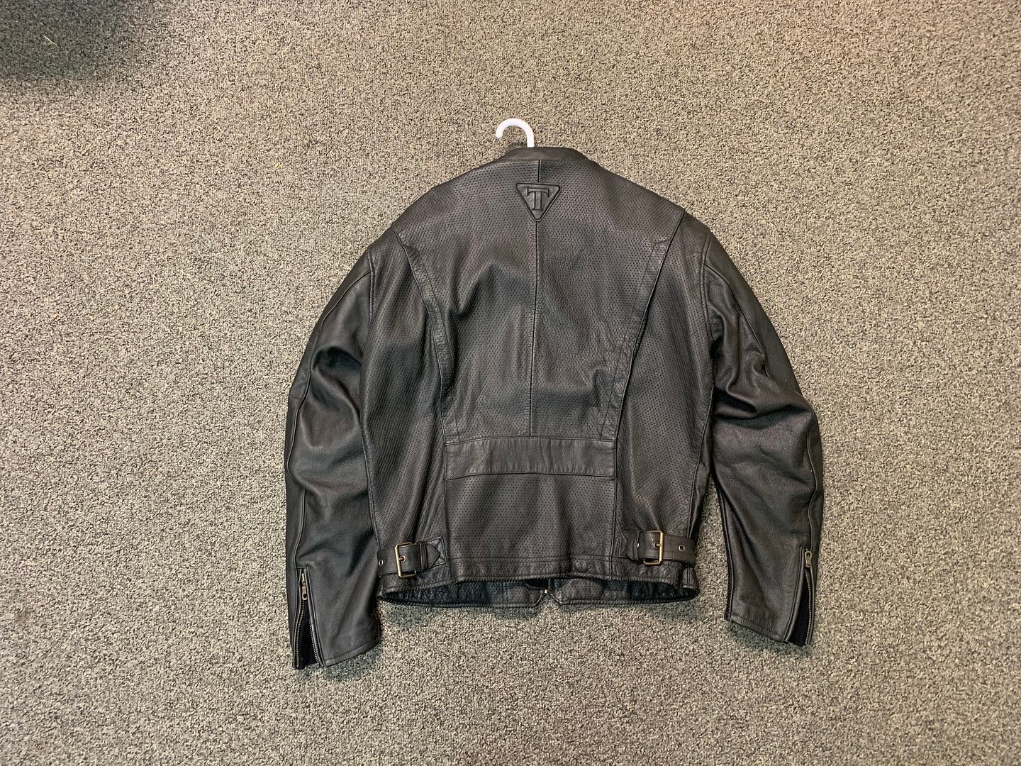 Sold - Triumph Perforated Leather Jacket $90 Charlotte | Adventure Rider