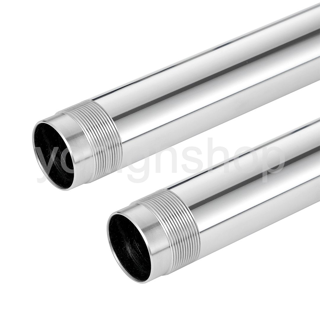 棒 Front Fork Tubes Inner Pipes For KAWASAKI ZX250 ZXR250 thread 1.5