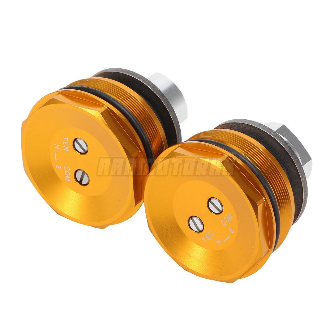 Preload Fork Caps Bolts Adjusters For Suzuki GSX-R 1000 GSXR1000