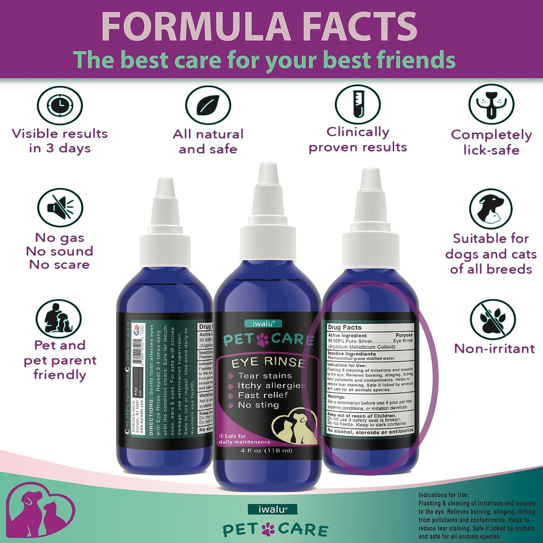 iwalu pet care products eye rinse ingredients and formula facts