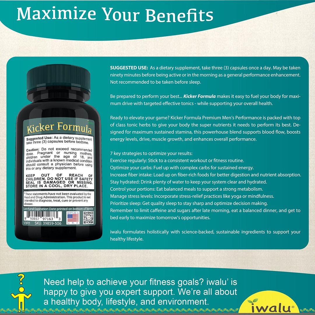 Primal Plus Epimedium Aumentador de Testosterona para Hombres