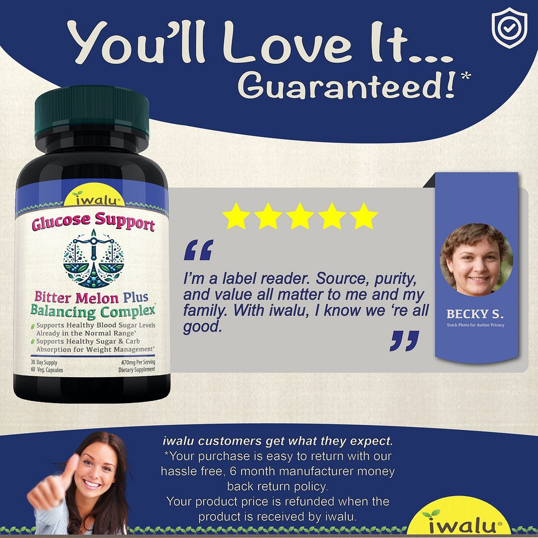 blood sugar glucose manager support with Banaba Guggul Bitter Melon Cinnamon Gymnema ALA Yarrow Extracts L-Taurine Alpha Lipoic Acid Mulberry Juniper Biotin Chromium