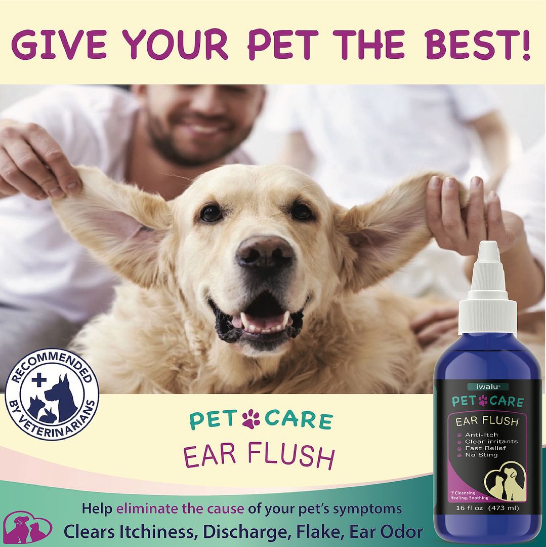 dog and cat ear cleaner infection treatment solution for pets, wash drops cure support puppy kitten ear medicine