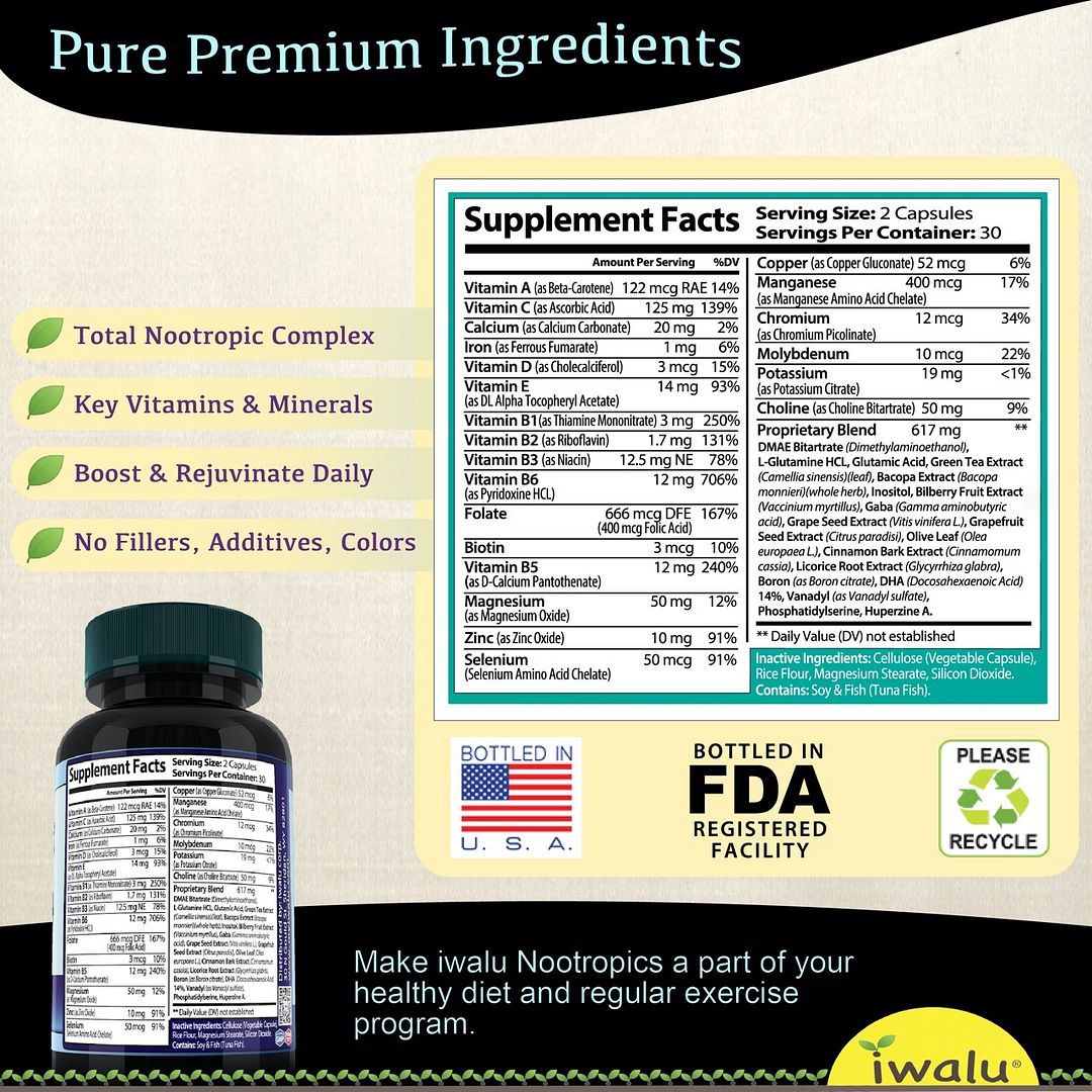 All natural organic supplement formulas