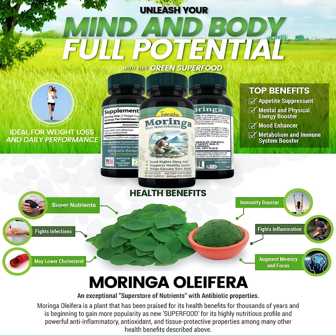 top rated best moringa oleifera capsules pure leaf powder pills natural super greens supplement for women and men seniors teens children kids