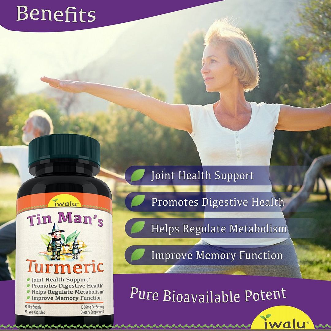 Glucosamine Chondroitin Joint Support Supplement - Tumeric 95% Curcuminoids, Quercetin with Bromelain, Ginger, Boswellia Extract, MSM, BioPerine Black Pepper, Healthy Inflammation IWALU 60 Capsules