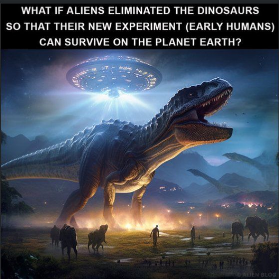 If Aliens Elimminated the Dinosaurs Facebook